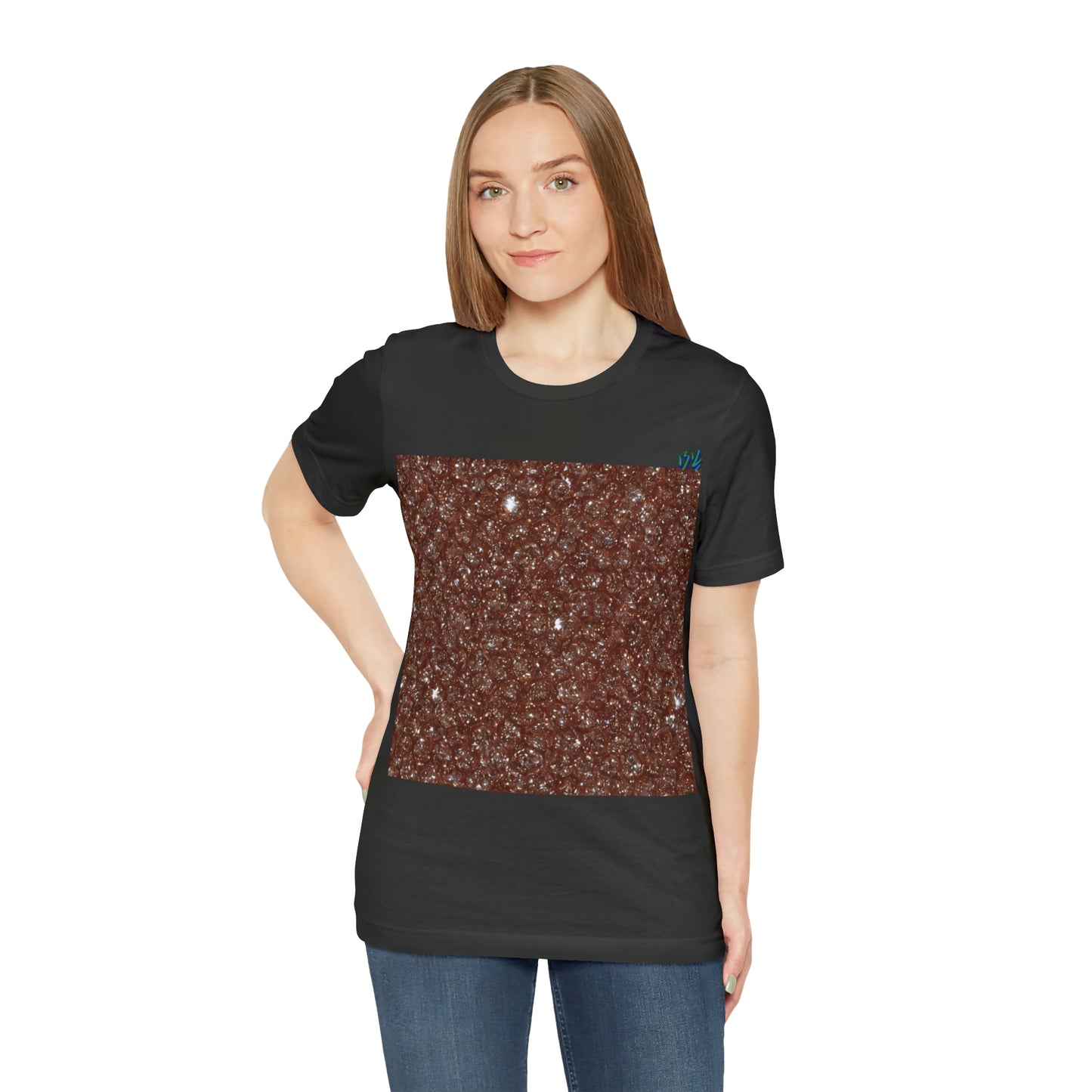 Brown Diamond Collage Tee