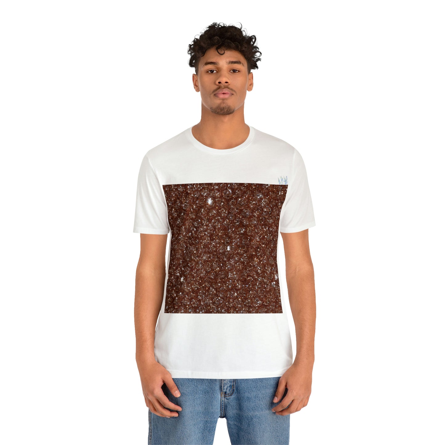 Brown Diamond Collage Tee