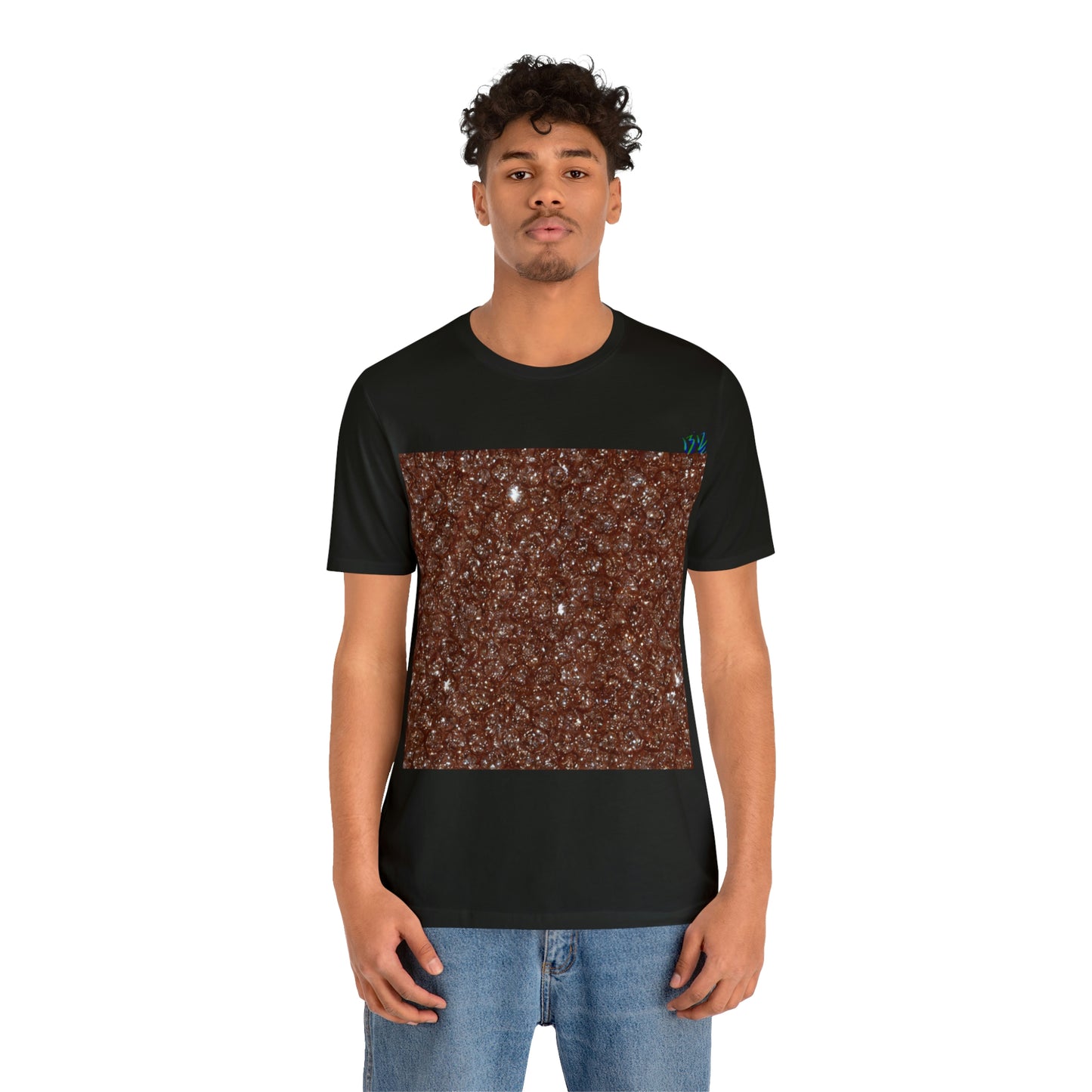 Brown Diamond Collage Tee