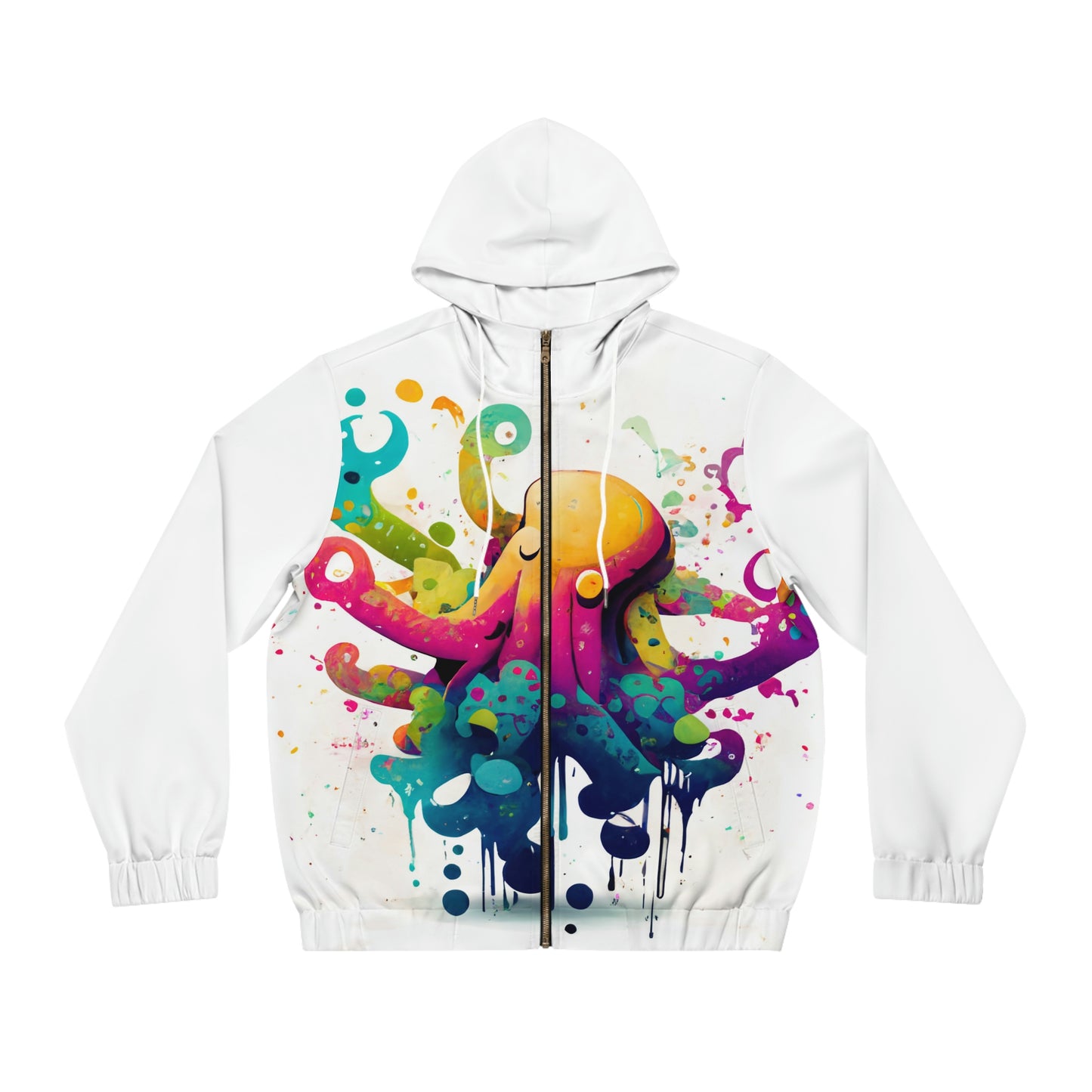 Men's Full-Zip Hoodie - Hiphoctopus 2